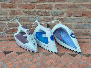 Lotto 3 ferri da stiro