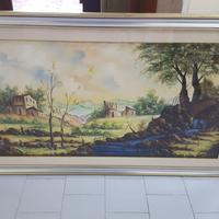 Quadro ozzici olio su tela cornice originale