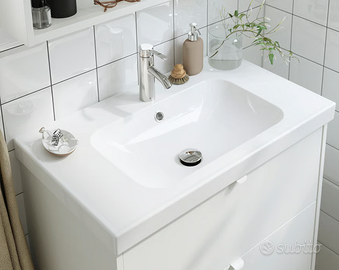 Lavabo IKEA ORRSJÖN, bianco, 82x49x69 cm