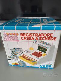 giocattolo vintage caisse enregistreuse a cartes