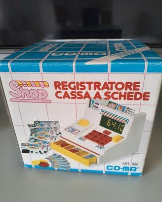 giocattolo vintage caisse enregistreuse a cartes