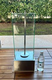 Caminetto Bioetanolo da tavolo in vetro