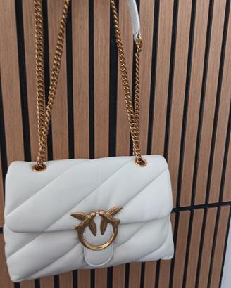 Borsa pinko love one puff colore bianco