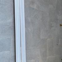 Profilo cartongesso con binario alluminio per led