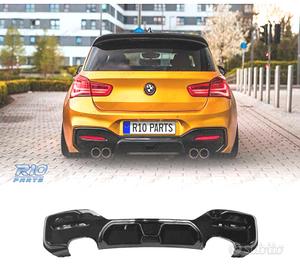 DIFFUSORE BMW F20 LCI 15- LOOK CS NERO LUCIDO