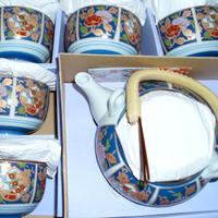 Teiera da 600 ML. e 5 tazze in porcellana