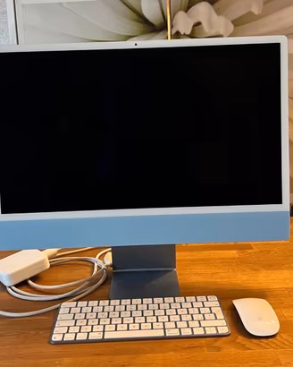 iMac 24" Celeste Perfetto Mai usato