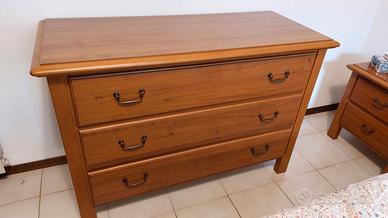 Cassettiera con specchio in arte povera