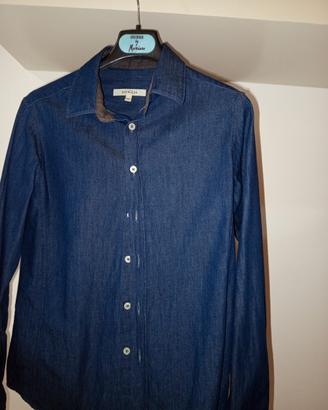 Camicia Blu Jeans Taglia 12 anni mai usato