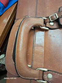 valigia vintage pelle