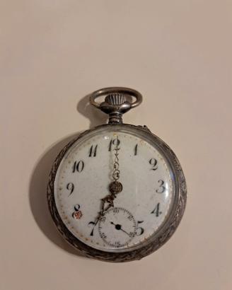 Orologio da Tasca Remontoir Cylindre 10 Rubis 