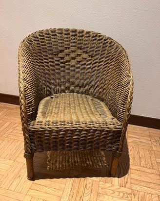 Sedia in vimini