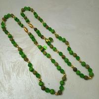 due collane in vetro di Murano vintage