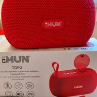 speaker portatile con auricolari 