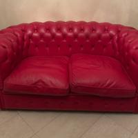 Divano mod   Chesterfield rosso