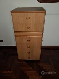 Comodini due in legno scomponibili