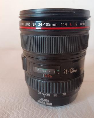 Zoom Canon EF 24 105 F4 L IS stabilizzato.