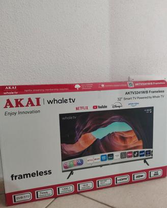 Smart TV 32 pollici Akai nuova