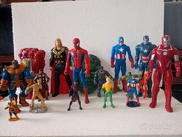 Marvel Action figure spiderman Thor dc comics