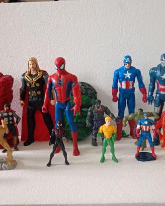 Marvel Action figure spiderman Thor dc comics