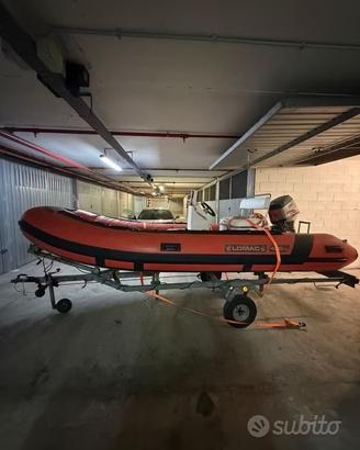 Gommone Lomac 430+carrello