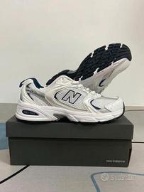 New Balance 530 Bianche Blu 40.5 Nuove Originali
