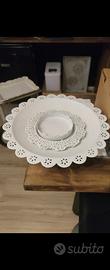 Set vassoi bianchi
