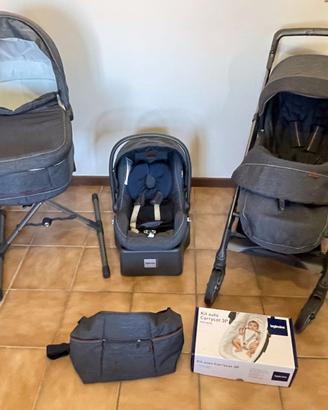 KIT INGLESINA TRILOGY VILLAGE DENIM + ACCESSORI