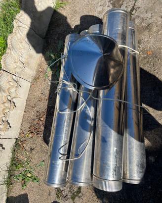 Canna fumaria in acciaio inox