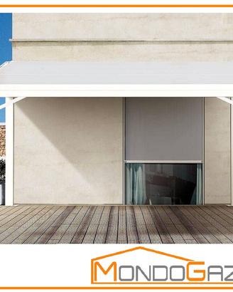 Pensilina gazebo fisso 5x5 tettoia pompeiana NEW