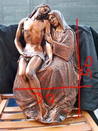 statua la pietà in bronzo