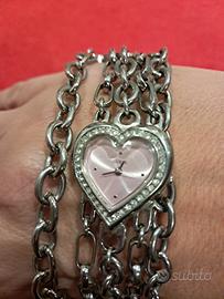 orologio acciaio guess