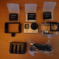 GoPro Hero 4 Silver + accessori