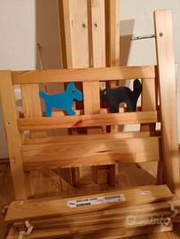 Lettino IKEA Kritter legno + doghe Sultan + Doppio