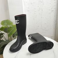 Stivali chanel other in gomma donna