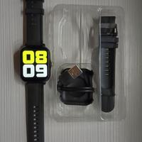 Smartwatch nero multifunzione per iPhone e Android