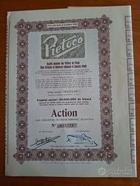 CERTIFICATO AZIONARIO CON CEDOLE