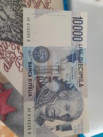 banconota 10000 lire A.Volta  fdc
