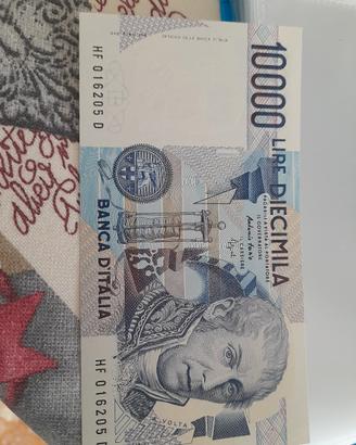 banconota 10000 lire A.Volta  fdc