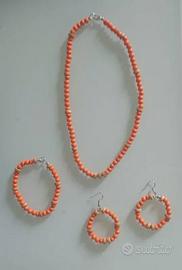 Set Collana Bracciale ed Orecchini Donna Artigiana