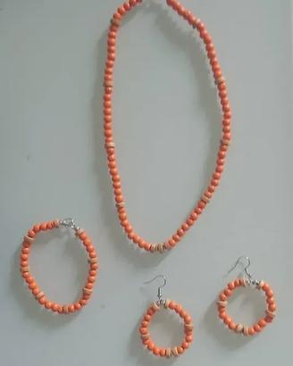 Set Collana Bracciale ed Orecchini Donna Artigiana