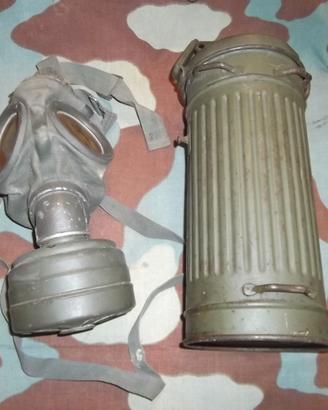 WW2 German Gas Mask Maschera Seconda Guerra