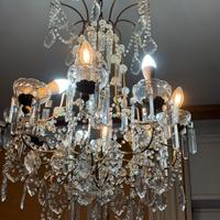 lampadario di cristallo