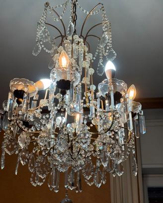 lampadario di cristallo