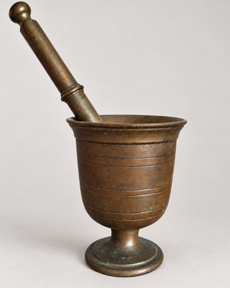 Antico Mortaio in bronzo