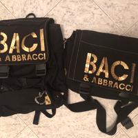 Zaino e borsa Baci e Abbracci per la scuola