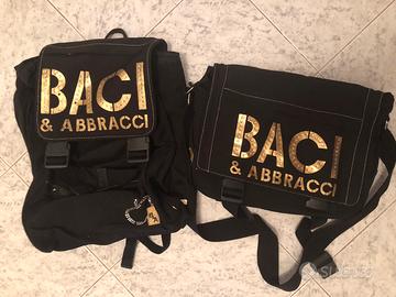 Zaino e borsa Baci e Abbracci per la scuola