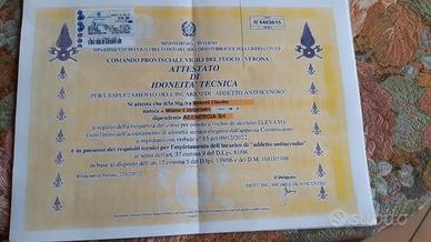 Operatore sicurezza impianti anticendio