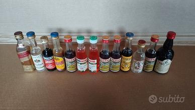collezione di mignon di liquore
