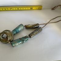 Collana in ceramica raku